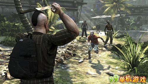 《死亡岛》最新挥动武器和食人画面游戏截图