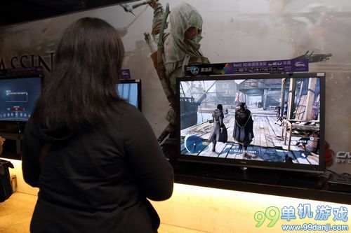 《刺客信条3》PS3中文版演示 台北体验会现场照