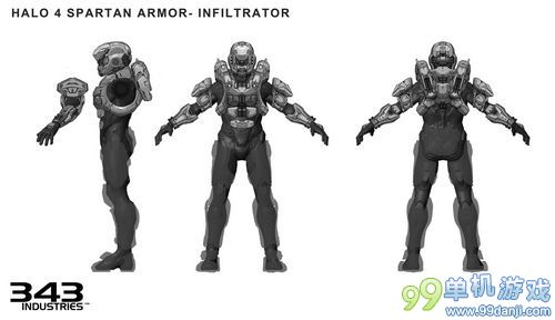 威猛的斯巴达盔甲 《光环4》概念艺术设定欣赏