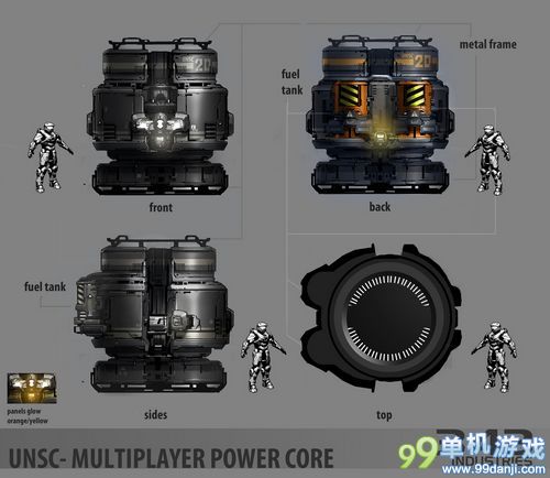 威猛的斯巴达盔甲 《光环4》概念艺术设定欣赏