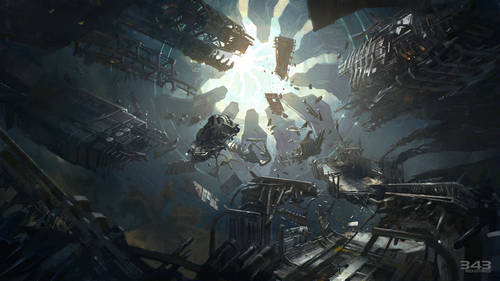E3 2012：造就太空史诗 《光环4》华丽原画放出