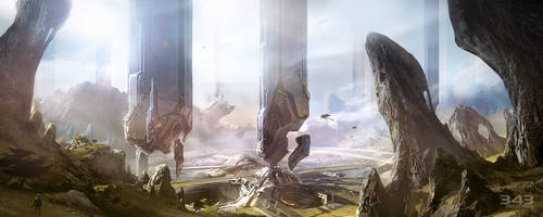 E3 2012：造就太空史诗 《光环4》华丽原画放出