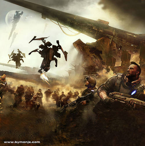 残酷的未来星际战争 《杀戮地带2》概念艺术原画赏
