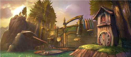 《史诗米奇2》新原画放出 童话般的美丽仙境