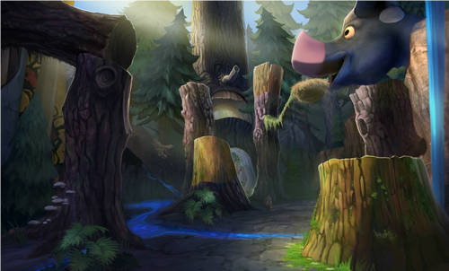 《史诗米奇2》新原画放出 童话般的美丽仙境