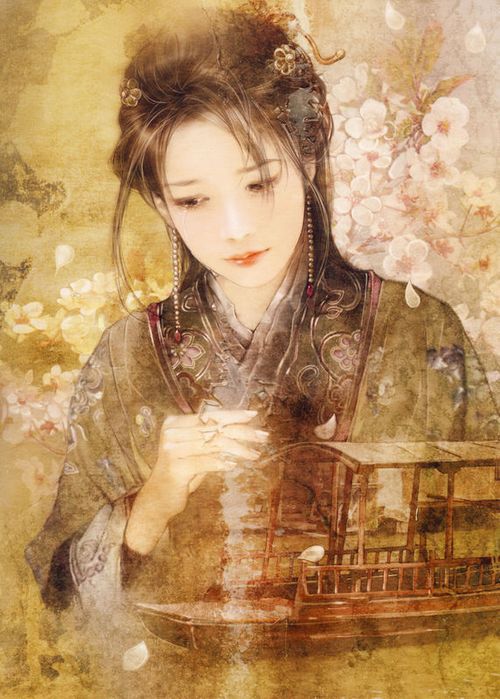 中国风古典美女 插画界才女德珍唯美作品欣赏