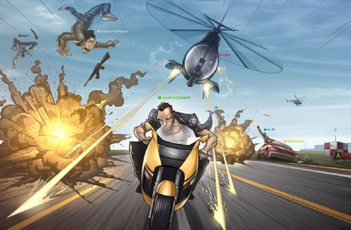 美式漫画风 粉丝自制《GTA5》海报帅气登场