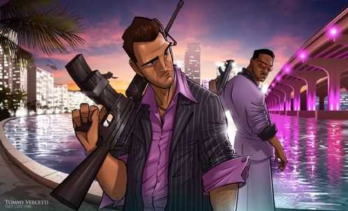 美式漫画风 粉丝自制《GTA5》海报帅气登场