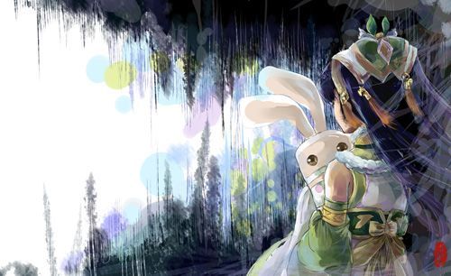 萌兔与可爱少女 《古剑奇谭2》宣传同人画作展