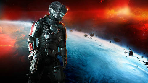 《质量效应3》乱入 看《死亡空间3》N7盔甲预告