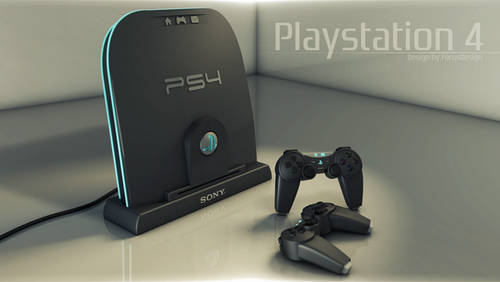 这个PS4可以有 看达人设计的PS4主机造型