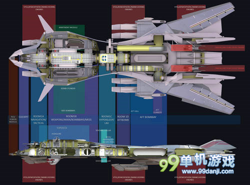 科幻大作《星际公民》原画  太空战机造型帅气