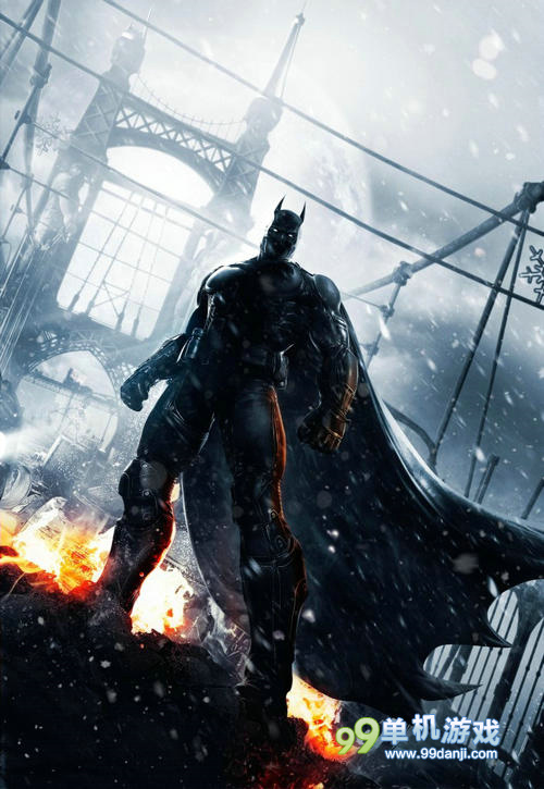《蝙蝠侠：阿卡姆起源》新海报 霸气黑暗骑士