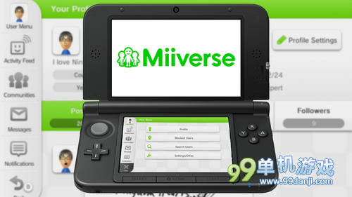 任天堂3DS系统更新 取消搬家次数限制支持Miiverse