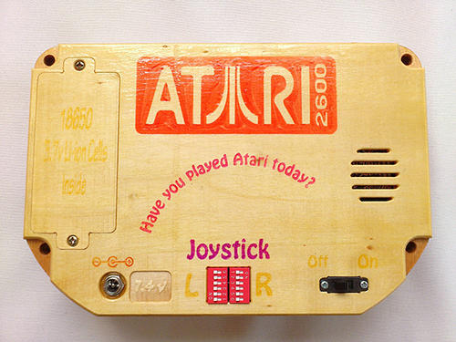 帅！国外牛人打造超炫木制外壳Atari 2600掌机