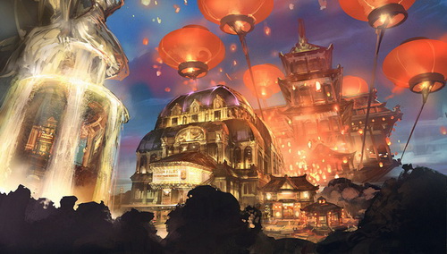 华丽的天空之城 《生化奇兵：无限》概念艺术欣赏