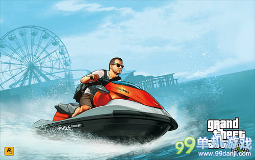 快艇与摩托的竞飙 《GTA5》最新官方艺术设定