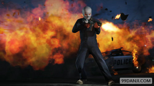 暴力抢劫枪炮齐飞 《GTA5》最新游戏截图放送
