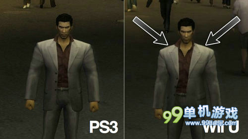 任天堂不给力 看《如龙HD》PS3与WiiU版对比