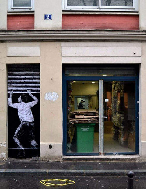 逼真的法国超强街头艺术 展现神奇的视觉效果