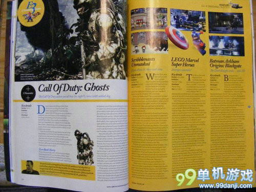 《使命召唤10：幽灵》将登陆WiiU 官方杂志图曝光
