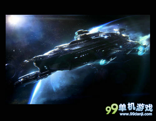 霸气星际战舰!科幻大作《星际公民》新原画曝光_99单机游戏