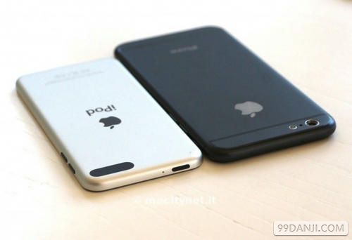 iPhone 6模型对比iPodTouch 造型如出一辙