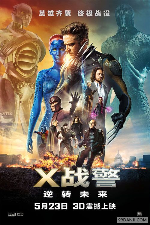创新高 《X战警:逆转未来》内地首日票房6800万