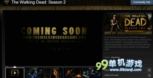 《行尸走肉：第二季》PC版将会在本月17日开卖