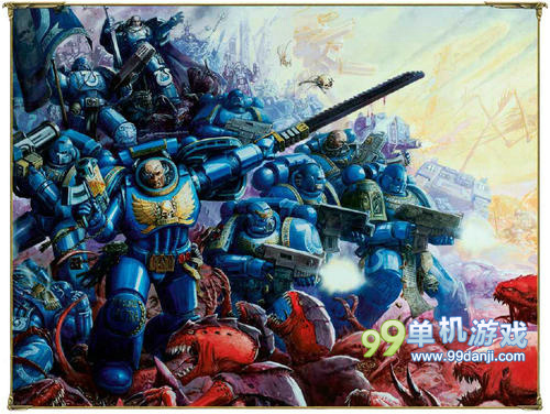 星际战士霸气！“战锤40K”超华丽原画赏析