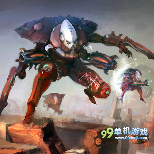 星际战士霸气！“战锤40K”超华丽原画赏析