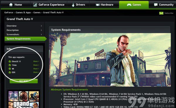 nvidia为《gta5》推出专门显卡驱动 流畅体验游戏